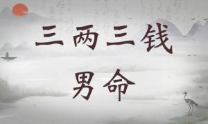 三兩三錢男命詳細解釋，三兩三錢男命最正確詳解！