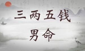 三兩五錢男命詳細解釋，三兩五錢男命最詳細解釋！