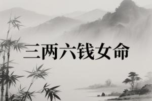 三兩六錢(qián)女命最正確詳解