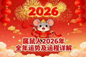 屬鼠人2026年全年運(yùn)勢(shì)及運(yùn)程詳解