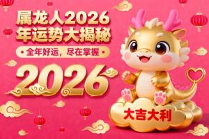 屬龍人2026年全年運勢運程詳解