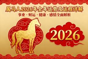 屬馬人2026年運(yùn)勢(shì)及運(yùn)程每月運(yùn)程