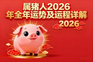 屬豬人2026年全年運勢及運程詳解