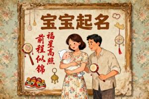 出生嬰兒起名大全男孩名字