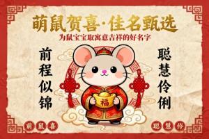 屬鼠女孩取名字最吉利的字