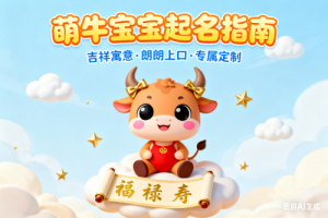 屬牛女孩最吉利的名字