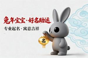 屬兔女孩取名字最吉利的字